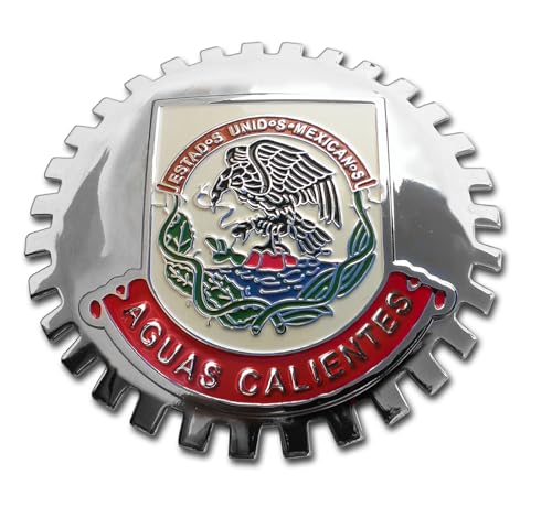 Image of Aguas CALIENTES Mexico Grill Badge Emblem for Trucks and Cars