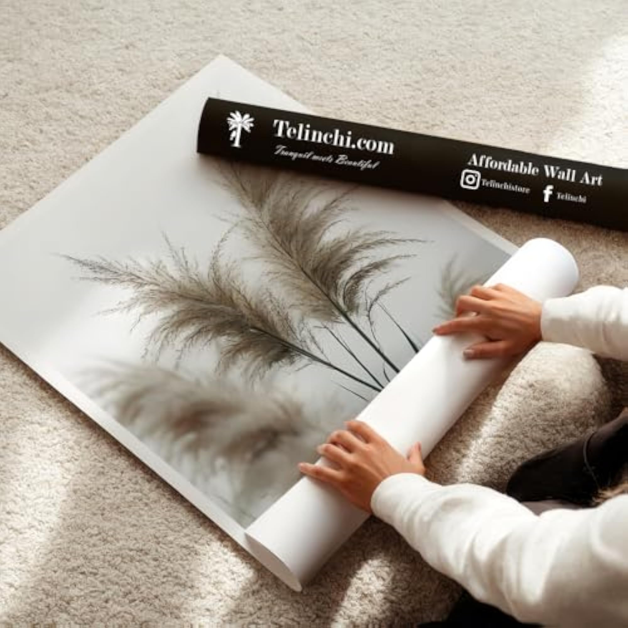 Witty Zen Collection Funny Handpainted Canvas Wall Art