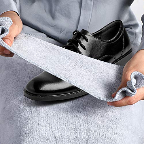 Image of 10 Pcs Shine Shoes Cloth Kit Polish Dauber Applicators Cleaning Leather Shoes Boots Care Cloths Suede Cleaner(10 Pcs Shoe Cleaning Cloths)