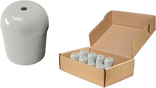 TentandTable Puntas de silla de repuesto de 34 pulgadas para sillas plegables Blanco Paquete de 100