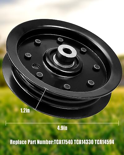 Idler Pulley Fit for Ariens Edge 34 42 52 Zoom 1540 1634 Gravely ZT XL42 ZTX42 Series, Lawn Mower Belt Pulley Replace 07350100