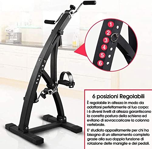Bicicleta de pedales plegable para adultos mayores miniatura 3