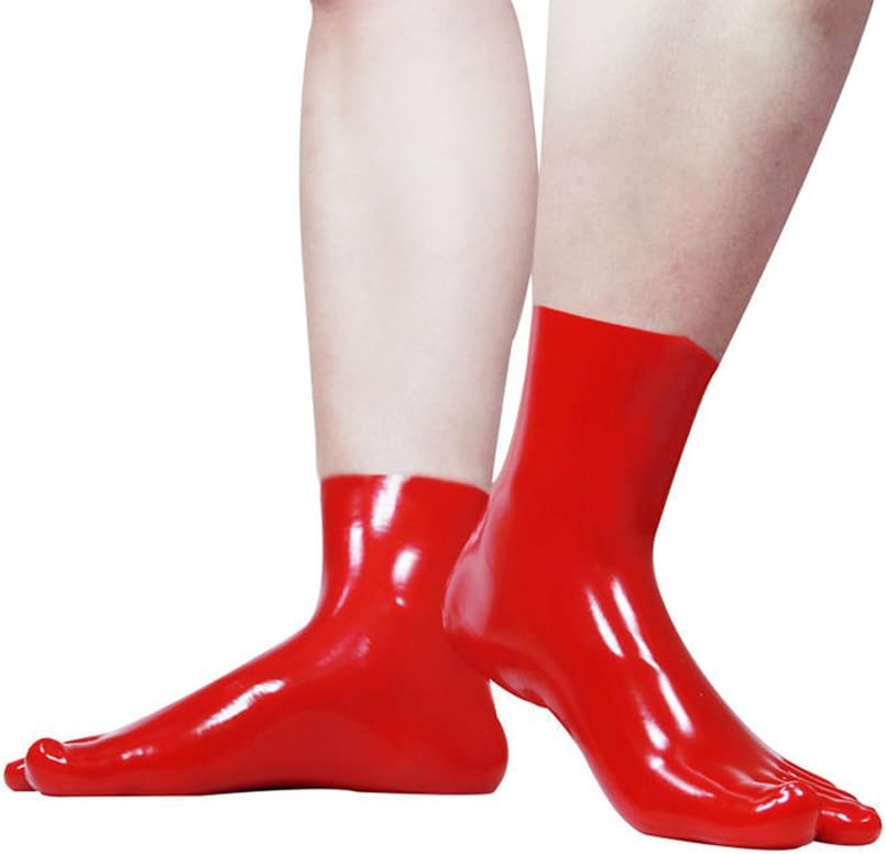 ECOSPLAY Women's Latex Costumes Accessory Toe Short Socks