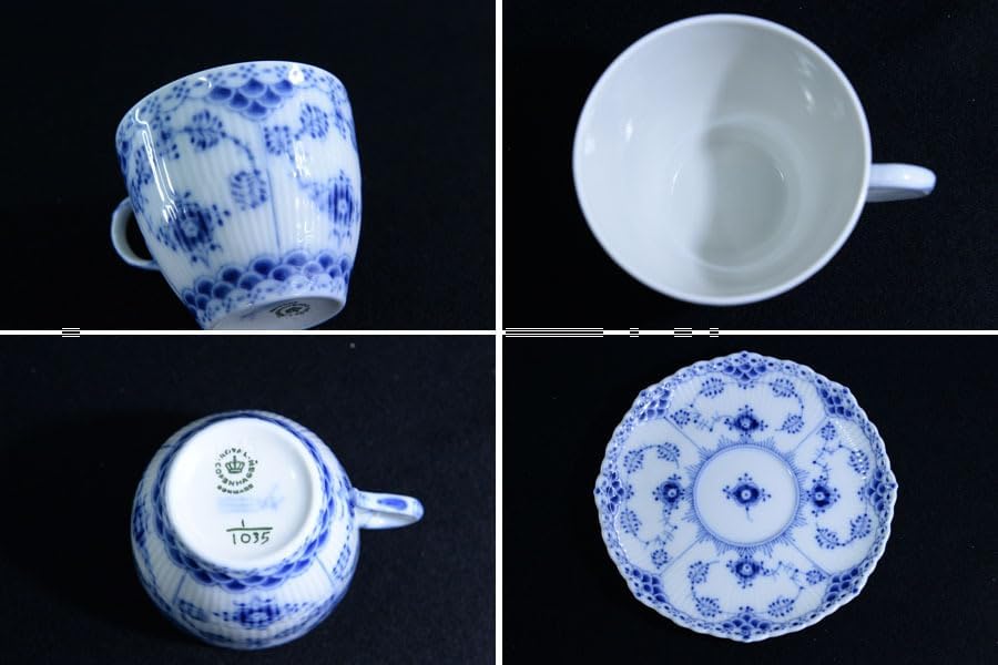 ロイヤルコペンハーゲン ブルーフルーテッド フルレース カップ