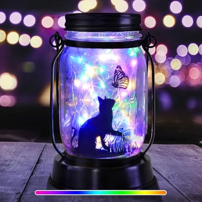 Dog Solar Lanterns Dog Lover Gifts for Women Men Dog Lovers Gifts Hanging Dog Lanterns with Stake for Yard Lawn Garden Decor Waterproof Dog Lights Torches