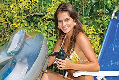 Inflador Elétrico 110V Dupla Ação e 3 Encaixes - MOR 1889