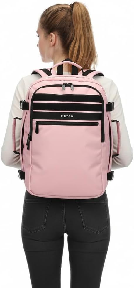 Women Cabin Backpack for Laptop, Pink, Einheitsgröße