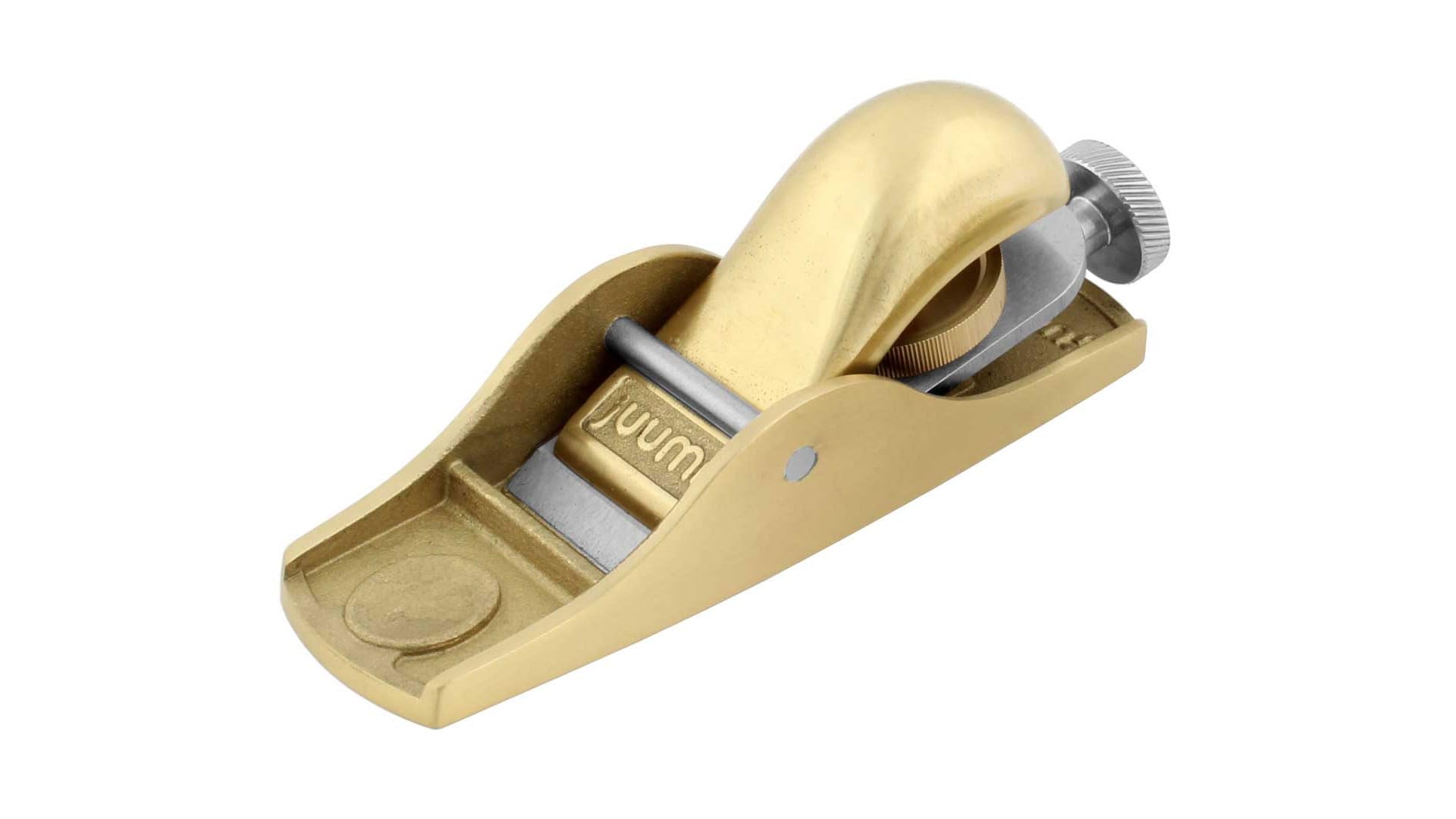 JUUMA No. 102, rabot d'angle plat, fer 32 mm, corps en bronze