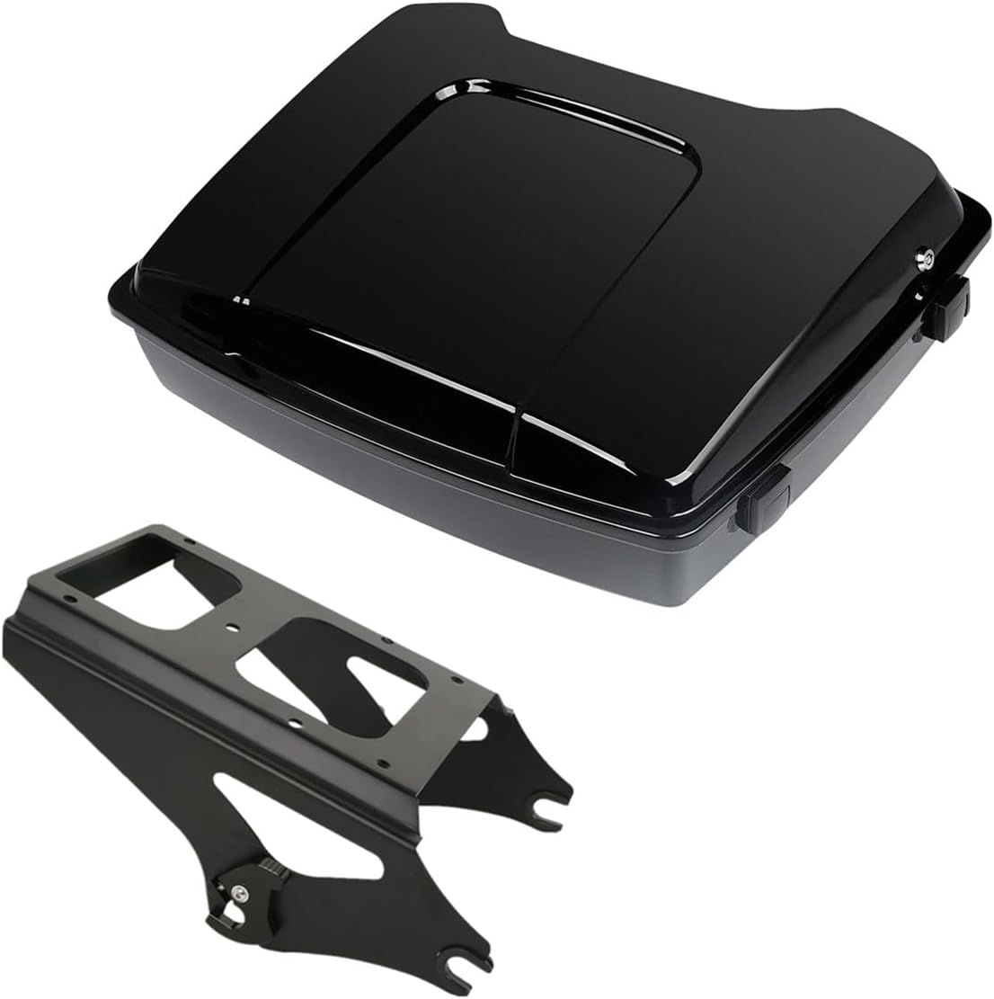 for Razor Pack Trunk Mount Rack For Harley Tour Pak Touring Street Road Glide 09-13