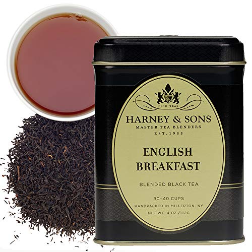 Harney & Sons Loose Leaf Black Tea, English Breakfast, 4 Ounce