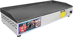 Chapa Elétrica Sevefort Grill em Inox Linha Prime, 70x30cm, Termostato até 300°, 110V/220V (220, Volts)