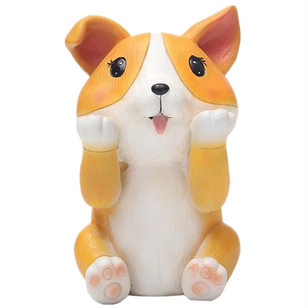 RURUOGUK Eyeglass Holder Glasses Display Stands Spectacles Holder, Home Office Desk Decorative Glasses Accessories (Corgi)