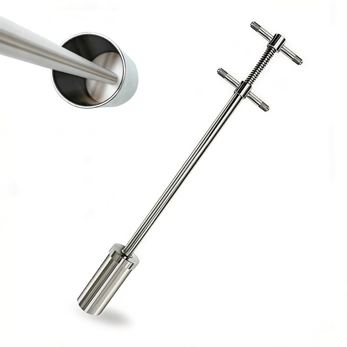 Asta di campionamento per acque profonde, campionatore liquido da 100 cm, con tazze da 100/200/500 ml, tipo a pressione per test di laboratorio e ambientali