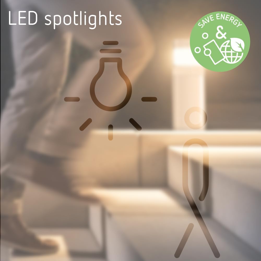 Theben 1020802 theLeda S17-100 WH LED-Strahler 17 W Bewegungsmelder weiß | Wandmontage außen, 4000 K neutralweiß, 180° mit 10 m Reichweite, dreh-/schwenkbar, IP55, 2x900 lm, zusätzlicher Schaltausgang