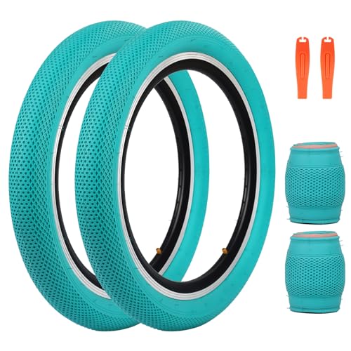 BALINGE 20 x 2.4 inch Bike tire Black BMX tire 20 inch 2 Pack 20 Bike Tires,Kids Bike Tires Folding...