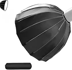 Softbox Grid Dobravel, Softbox 70CM, Soft Box, Softbox Parabólica, Softboxes Parabólicas para Estúdios de Fotografia e Vídeo