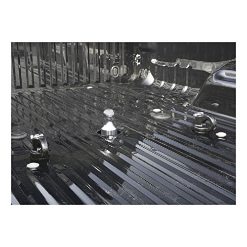 Curt 60691 Oem Puck System Gooseneck Safety Chain Anchors, 30K, Fits Select Silverado, Sierra 2500, 3500 Hd, F-250, F-350, Nissan Titan Xd, Carbide Black Powder Coat #TOP7