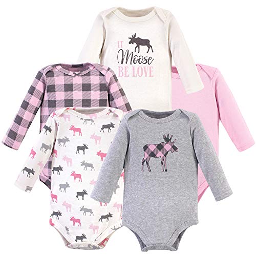 Image of Hudson Baby unisex-baby Cotton Long-sleeve Bodysuits