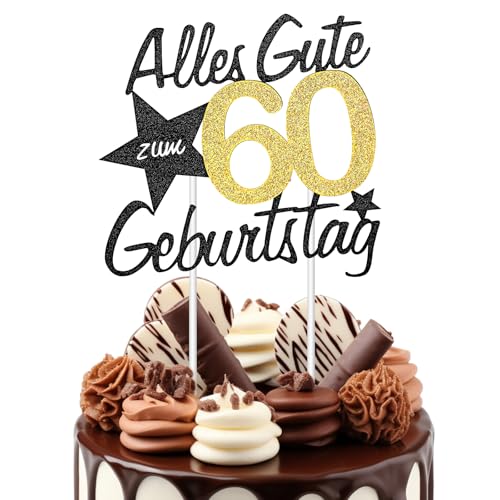 Torten Deko 60 Geburtstag