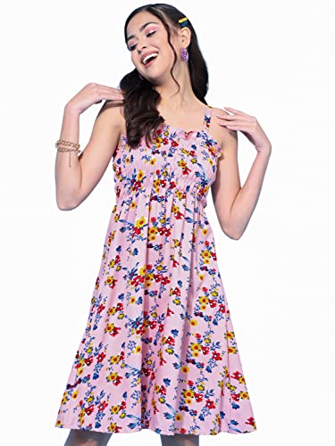 Image of OOMPH! Women's Crepe A-Line Knee-Length Dress Pack of 1