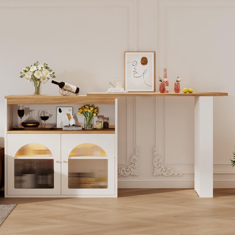 Table à manger extensible avec LED pour des dîners conviviaux et modulables - 7