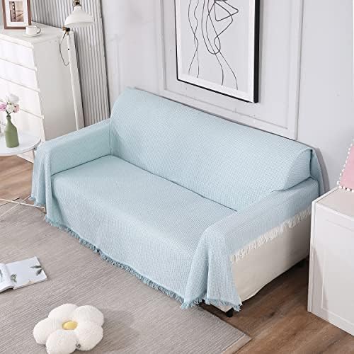 HOKIPO Thick and Soft Sofa Cover Throw Blanket Couch Protector 2 Seater