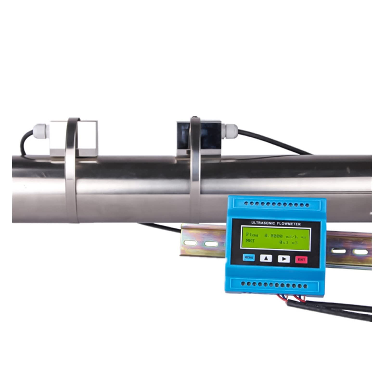 débitmètre d'eau, Module de débitmètre à ultrasons numérique TUF-2000M avec capteur TM-1 DN50~700mm indicateur compteur débitmètre d'eau