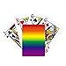 DIYthinker Gradient LGBT Rainbow Homo Poker Playing Cards Tabletop Game Gift