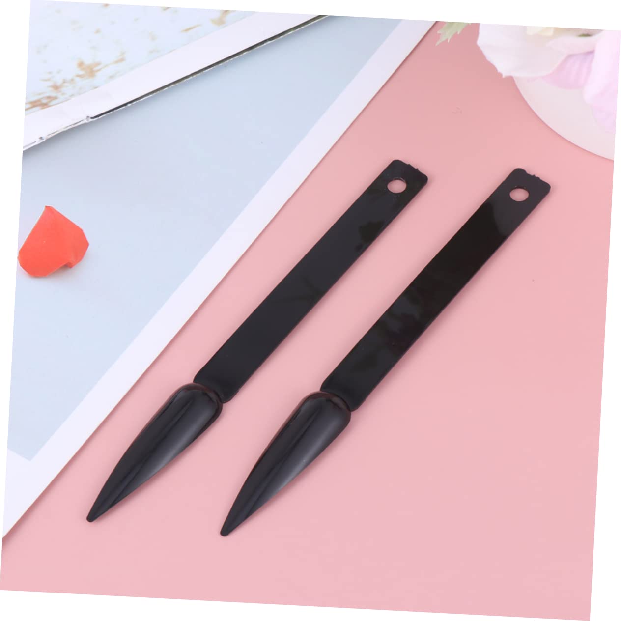 6sets Fan Shaped Nail Display Tips Plates for Nail Art Practice for Beginners and Professionals