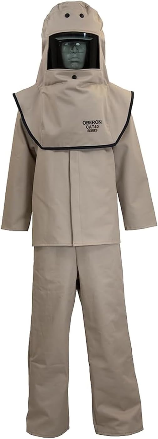 Oberon Arc Flash Suit - 40 Cal - Kit includes Bib Suit, Coat, Hood - CAT SERIES