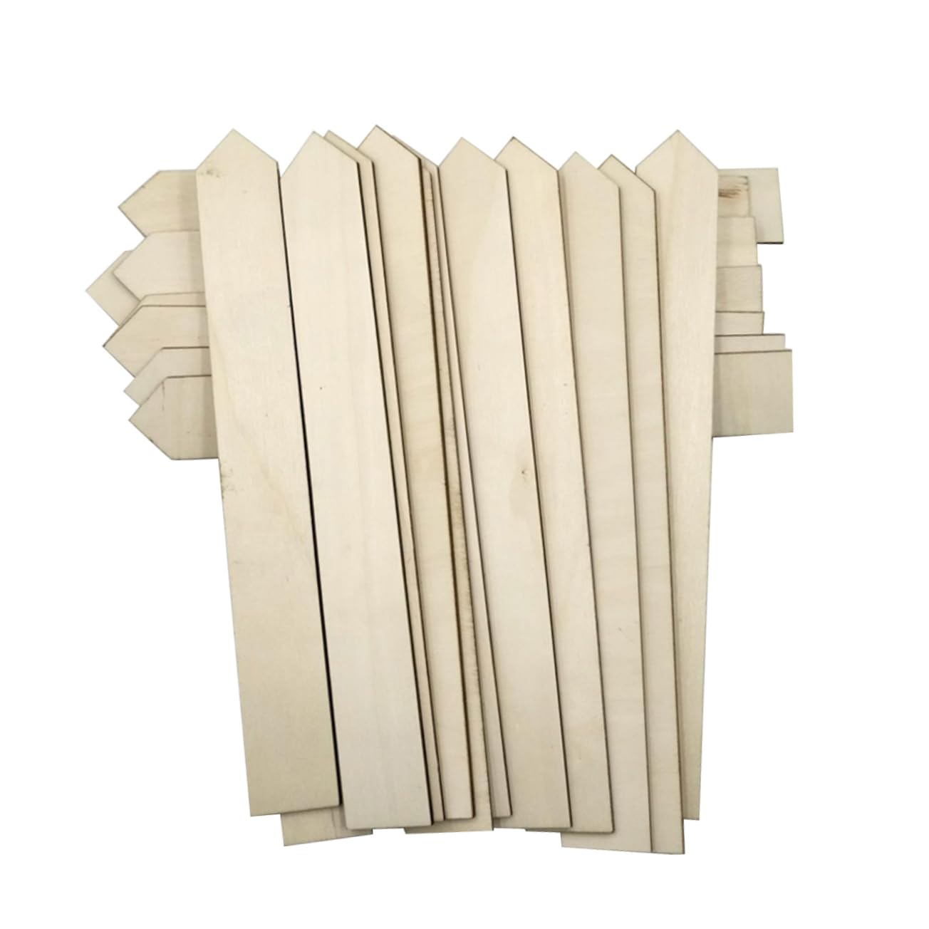 BESPORTBLE 100 Pièces Étiquettes Bois Pour Jardin Longues Étiquettes Rustiques Pour Plantes Piquets Durables Pour Semis Et Jardinières Naturelles Et Pratiques Pour Potagers Et Contenants