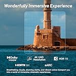 FPD 55-inch Smart TV Google TV 4K UHD with Google Play and Google Cast Built-in, HDR 10, Dolby Vision Dolby Atmos, MEMC, Voice Remote, Stream Live TV(Canvas-Series, CG55-C1, 2024 Model) - Image 2