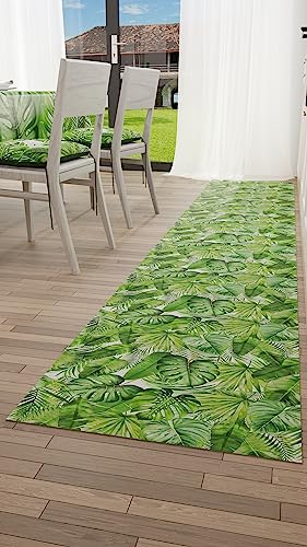 Pasillo para cocina de diseño tropical en formato runner de 340 cm 5