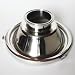 Moonshine Distiller Domed Stainless Steel Milk Can Lid with 3 Inch Tri-clover Fitting