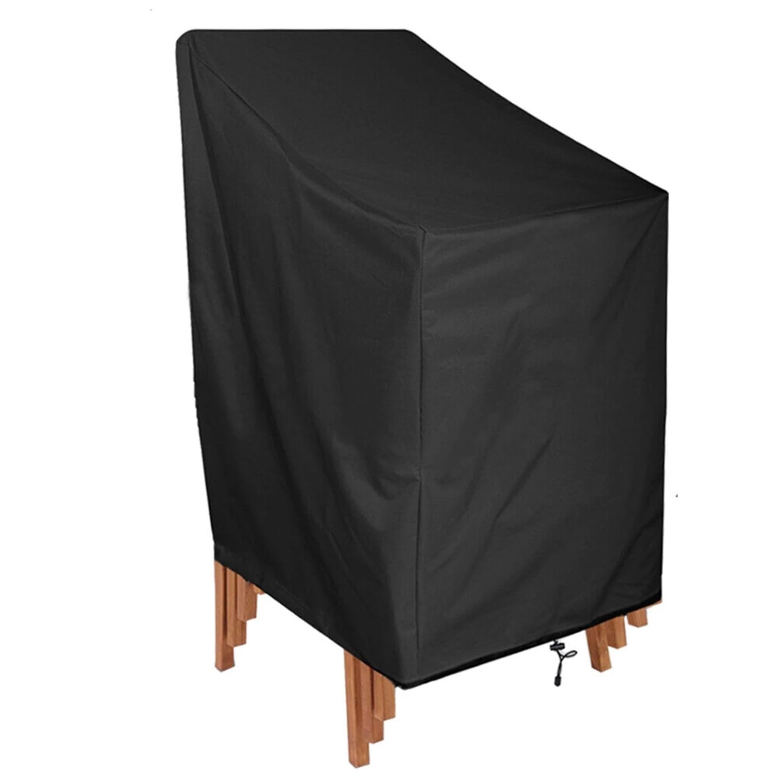 Ndlhxkfrp 64X64x120x70cm Outdoor Stacking Chair Cover, Oxford Cloth Stacking Chair Cover For Outdoor Garden Patio