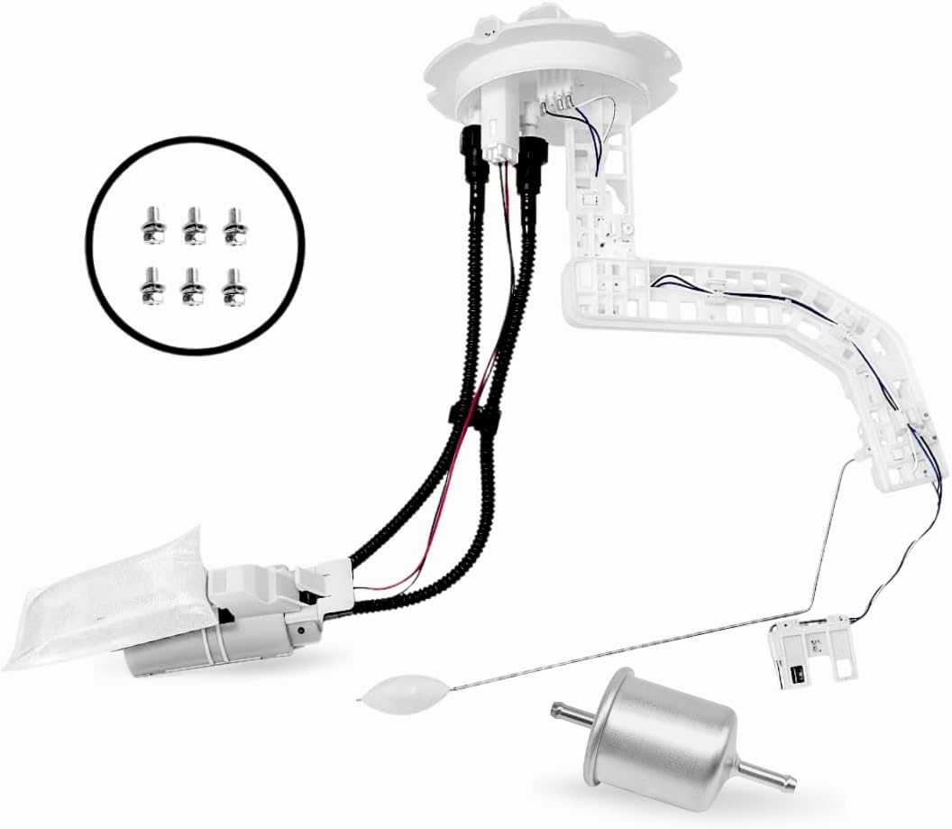 Fuel Pump Assembly w/Fuel Filter Compatible with 1999–2004 Nissan Frontier Xterra 3.3L 2.4L VG33E / VG33ER / KA24DE Replace # 25060-4S426 250604S426 25060-17041