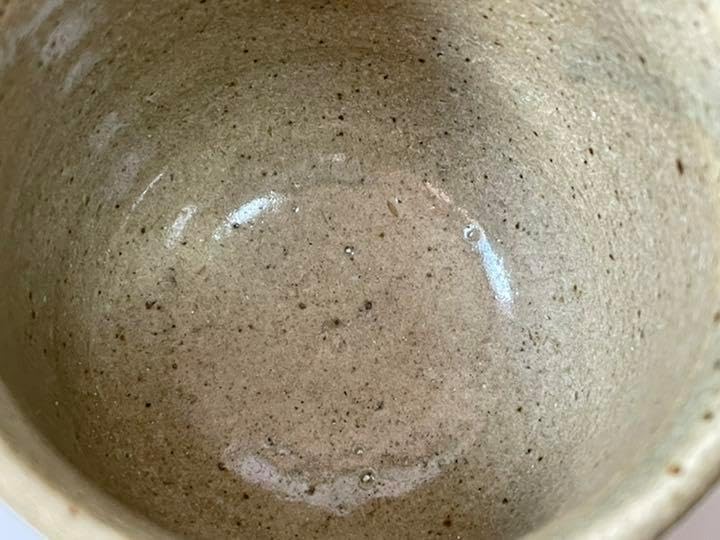 骨董 益子焼 濱田庄司 浜田庄司 ？ 民芸 民藝 鉄釉 指描 湯呑 コップ