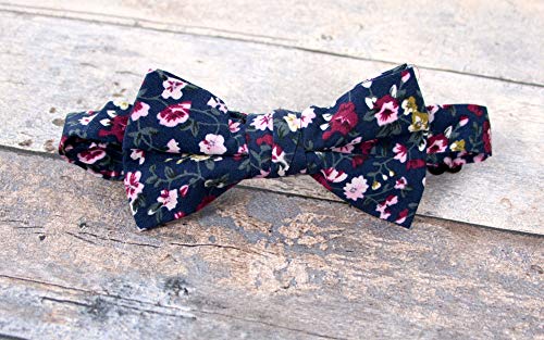 Spring Notion Boys' Cotton Floral Bow Tie2