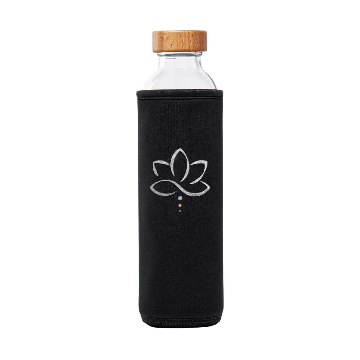 FLASKA - Vitalisierende Trinkflasche – Yoga Lotus – 500 ml