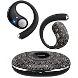 BEVCEFCC Auriculares Abiertos con diseño único y Bluetooth 6.0, batería de 36 Horas, IPX5, Ideal para Negocios, reuniones, Deportes, Fitness y desplazamientos
