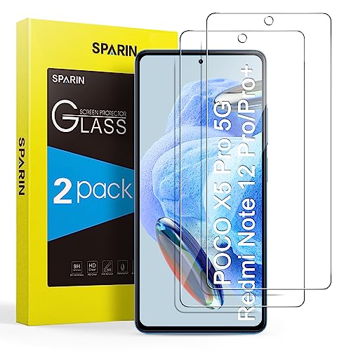 3 Pellicole In Vetro Temperato 9H Per Xiaomi Redmi Note 12 Pro / Note 12 Pro+ 5G, Trasparente, Anti-impronta