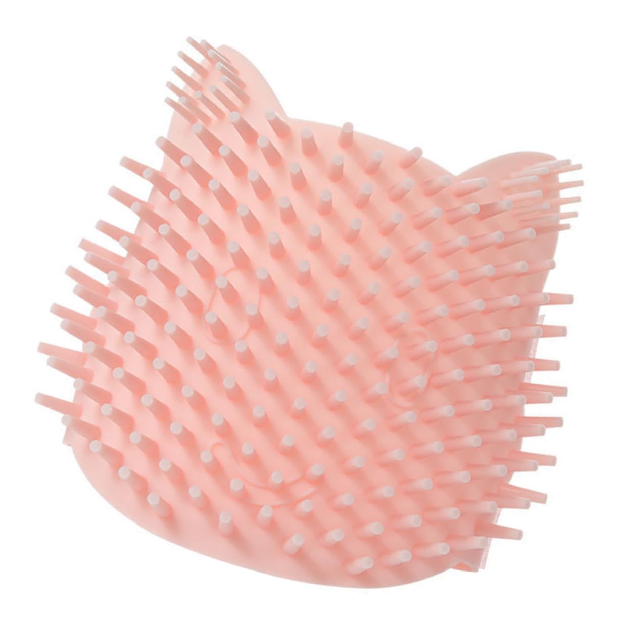 BCOATH 1Pc Silicone Pet Grooming Corner Brush Self Massage Tool for Cats Easy to Clean Fasten Sticker Design for Gentle Grooming for Shedding and Loose Hair