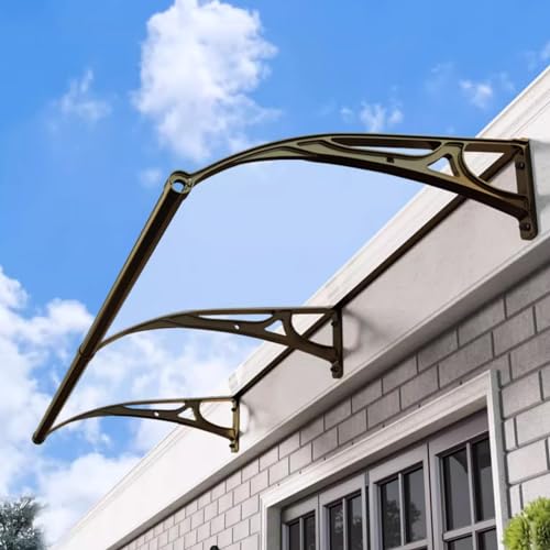 Toldo curvo de diseño moderno con policarbonato arquitectónico para fachadas 2