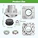 10L0L Golf Cart Front Wheel Hub Assembly with Hub Bearing/Oil Seal/Dust Cover for EZGO PDS&TXT/Medalist Gas & Electric 2001.5-2013,Replace OEM# 70895G01,L44643(Pack of 2)