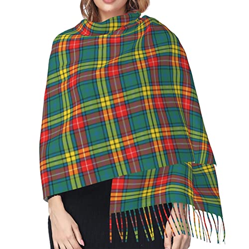 Winter Warm Wrap Shawl Carnegie Ancient Tartan Print Scarves Blanket Scarf For Women Men4