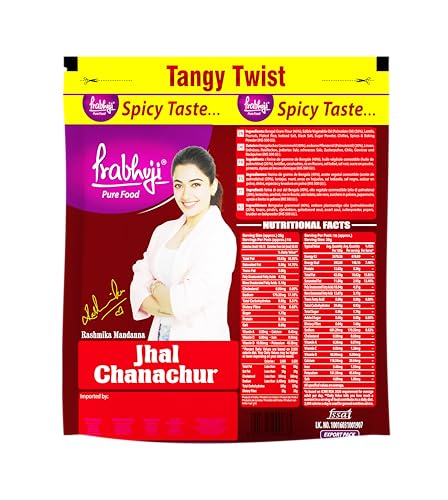 Image of Prabhuji Pure Food Jhal Chanachur Tangy Twist Namkeen 900g | Spicy & Zesty Bengali Snack Mix with Crunchy Sev, Peanuts & Traditional Spices | Perfect Tea-Time Munch, Party Snack & Anytime Craving Fix