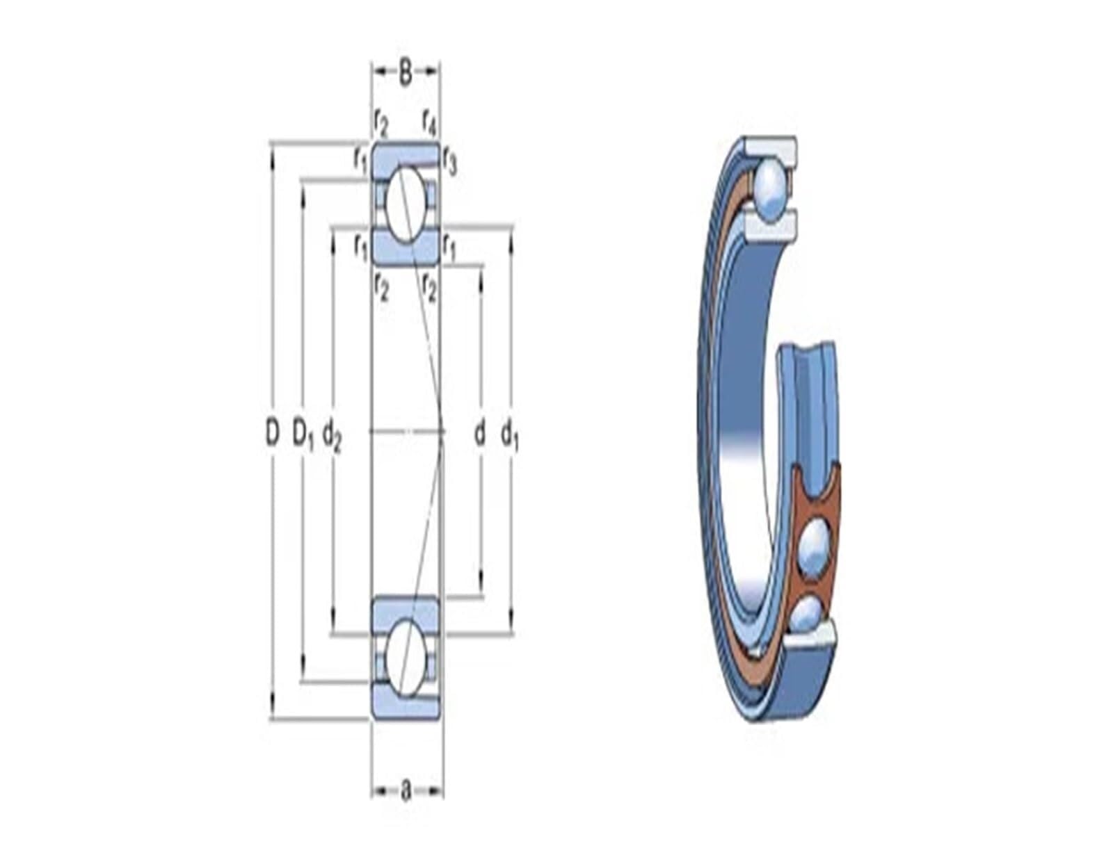 Rodamientos, 1 Uds E3 3x16x5 ABEC-5 P5 anillos interiores y exteriores separables rodamiento de bolas contacto Angular abierto,Durabilidad mejorada