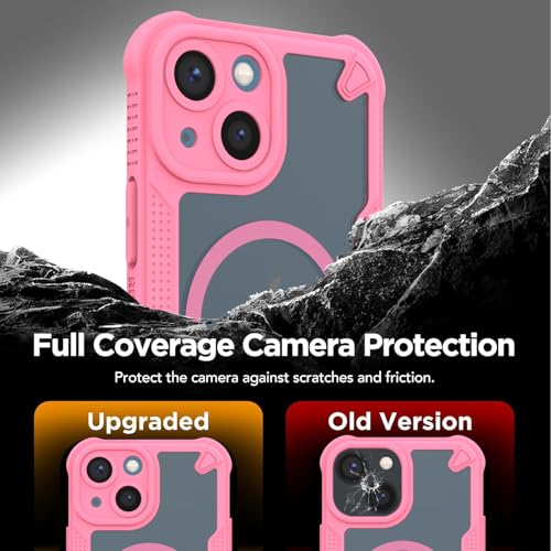 Coque iPhone 13 Mini antichoc fine rose pour éviter les bris d'écran