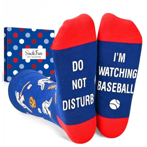 Baseball Gifts for Men Women - Gifts for Sports Lovers Baseball Mom Dad Socks Stocking Stuffers