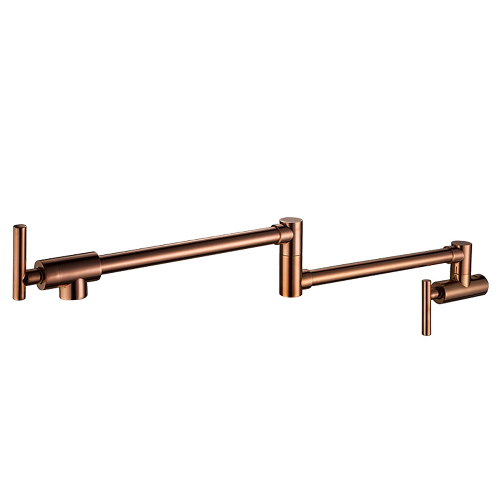 Robinet de cuisine en laiton robuste avec bras double joint articulé